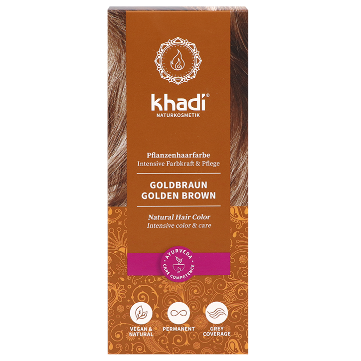 Khadi Haarkleuring Golden Brown  - 100g image 1