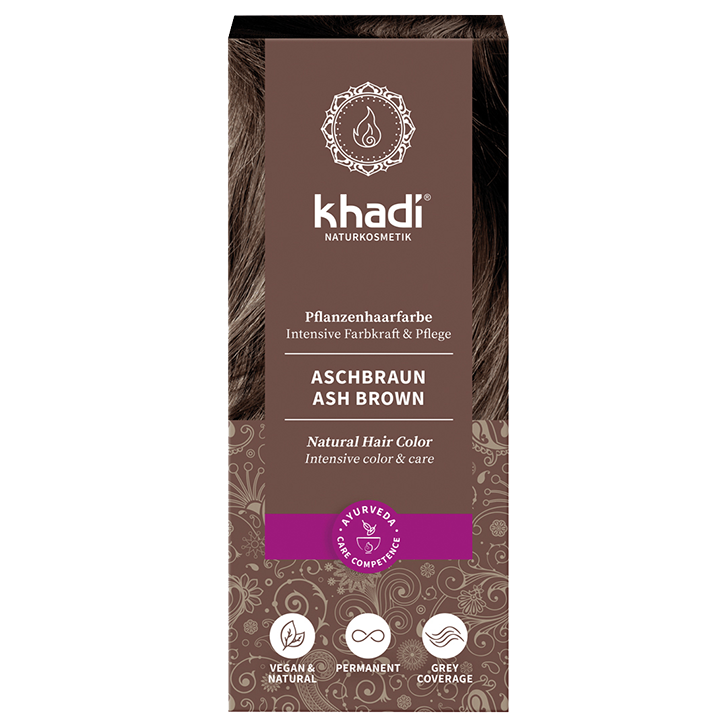 Khadi Haarkleuring Ash Brown - 100g image 1