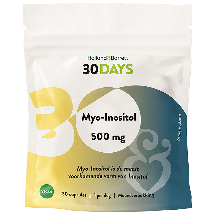 Holland & Barrett 30DAYS Myo-Inositol 500mg - 30 capsules image 1