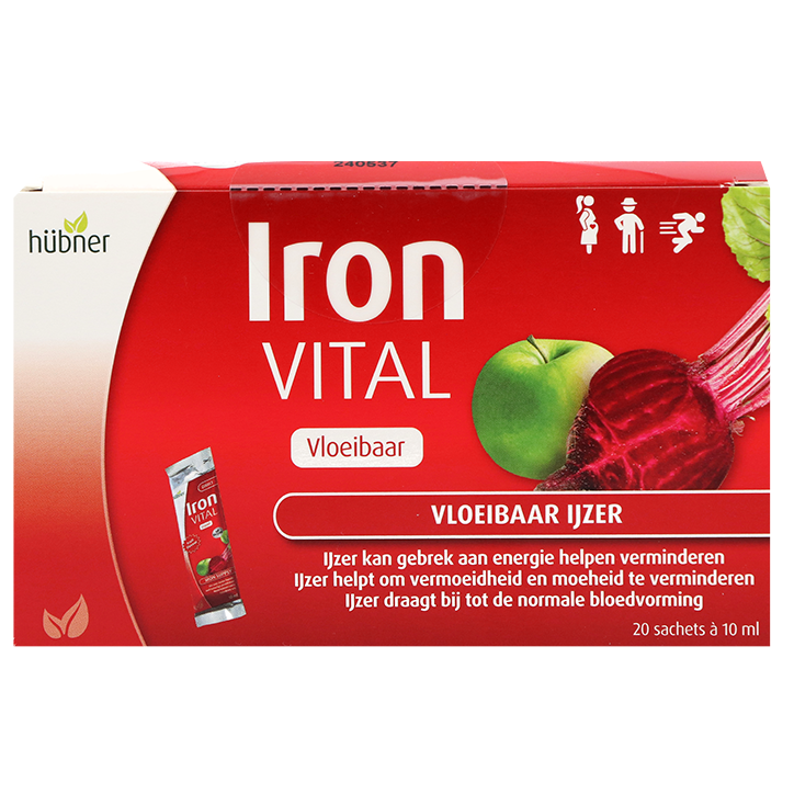 Hübner Iron Vital Vloeibaar IJzer - 20 zakjes image 1