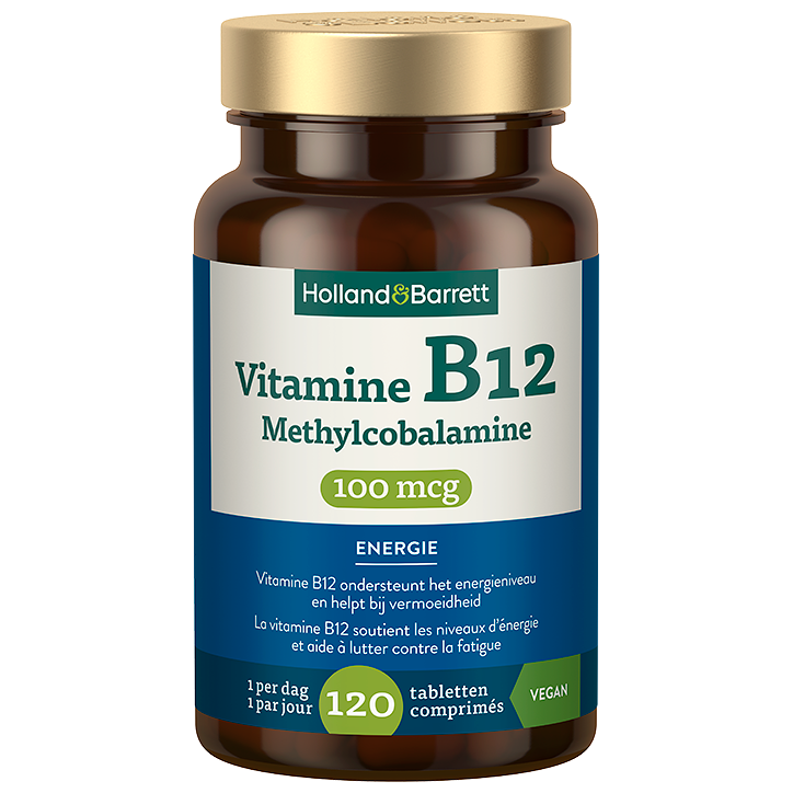 Holland & Barrett Vitamine B12 Methylcobalamine 100mcg - 120 tabletten image 1