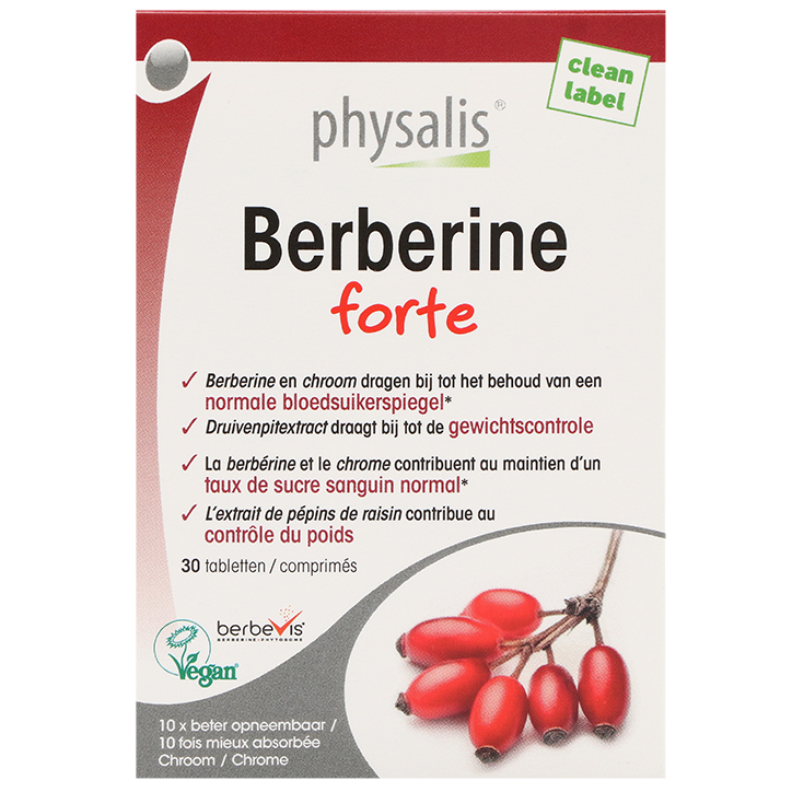 Physalis Berberine Forte - 30 tabletten image 1