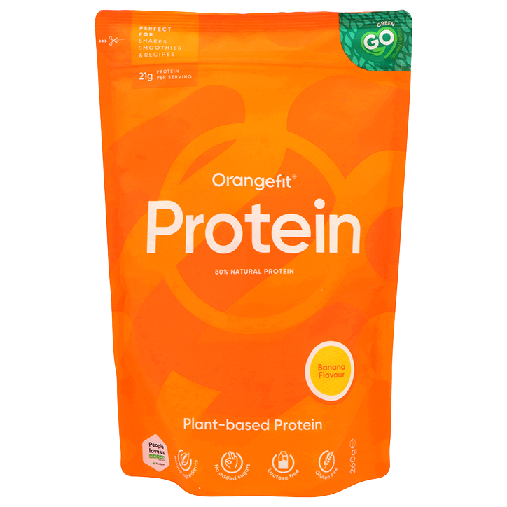 Orangefit Plantaardige Proteïne Banaansmaak – 260g image 1