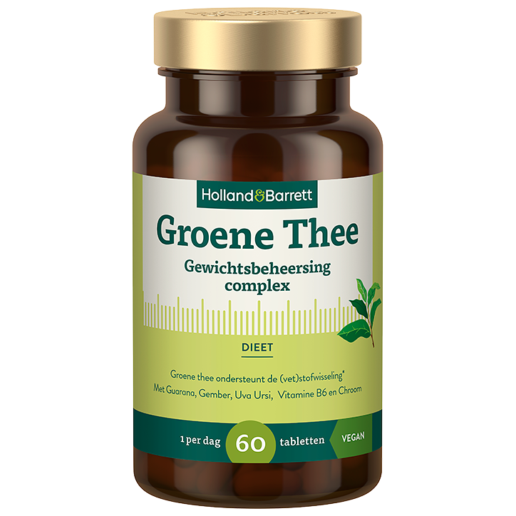 Holland & Barrett Groene Thee Gewichtsbeheersing - 60 tabletten