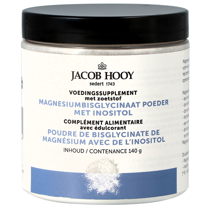 Jacob Hooy Poudre de Bisglycinate de Magnésium + Inositol - 140g image 1