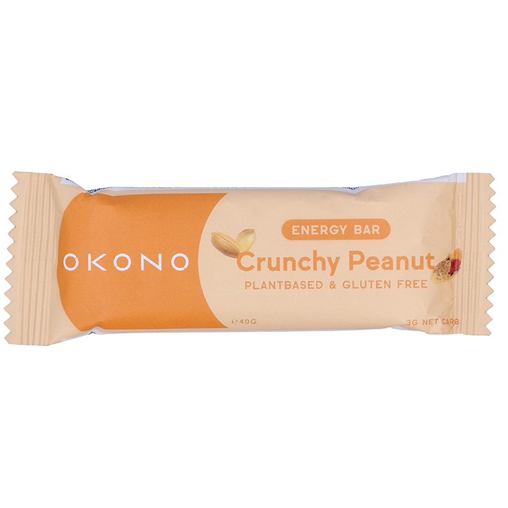 OKONO Energy Bar Crunchy Peanut - 40g image 1