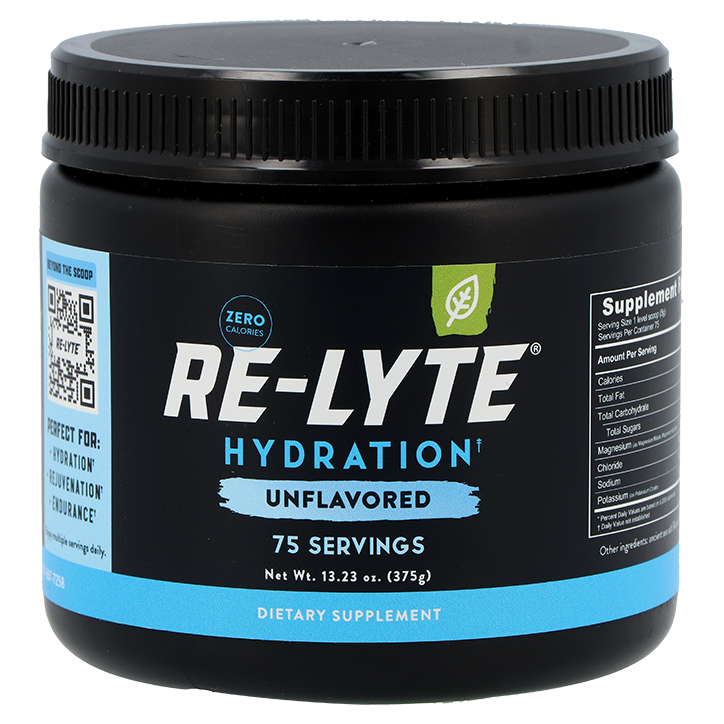 Re-Lyte Hydration Unflavored - 375g (75 porties) image 1