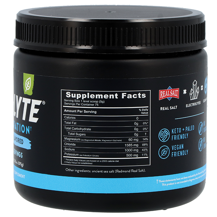 Re-Lyte Hydration Unflavored - 375g (75 porties) image 2