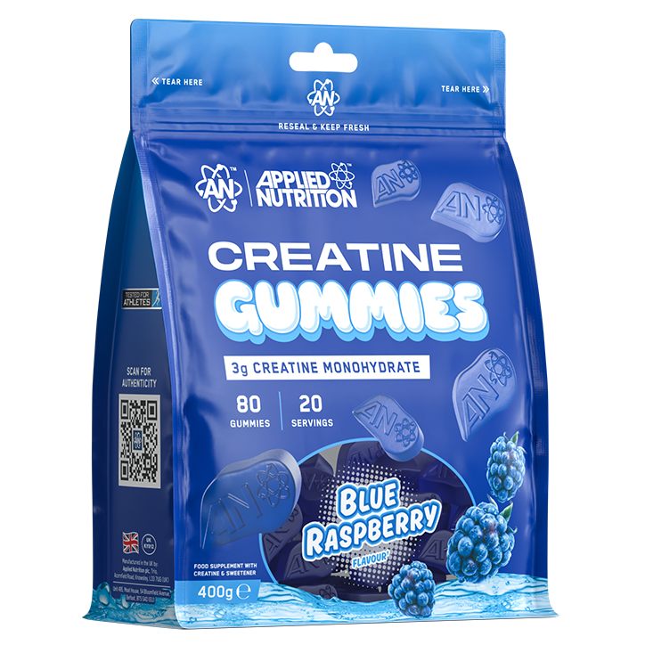 2e product 50% korting | Applied Nutrition Creatine Gummies Blue Raspberry - 80 gummies