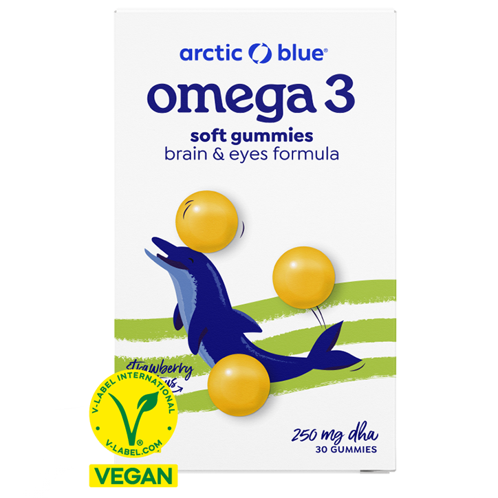 Arctic Blue Vegan Omega 3 DHA met Vitamine D en Jodium - 30 gummies image 1