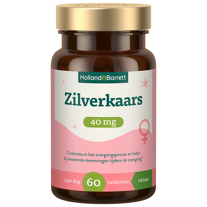 Holland & Barrett Zilverkaars 40mg - 60 tabletten image 1