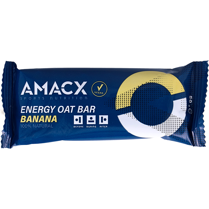 Amacx Energy Oat Bar Banana - 50g image 1