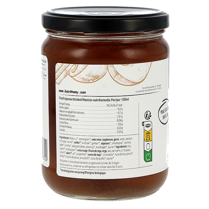 Brothway Miso Shiitake Bouillon - 515ml image 2