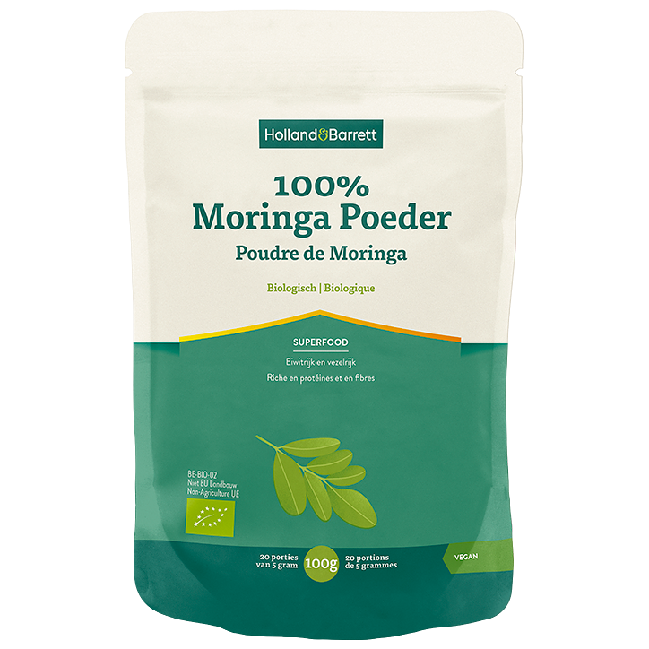 Holland & Barrett 100% Moringa Poeder Biologisch - 100g