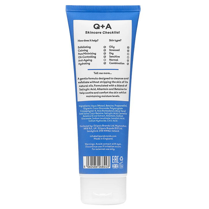 Q+A Salicylic Acid Cleanser - 125ml image 2