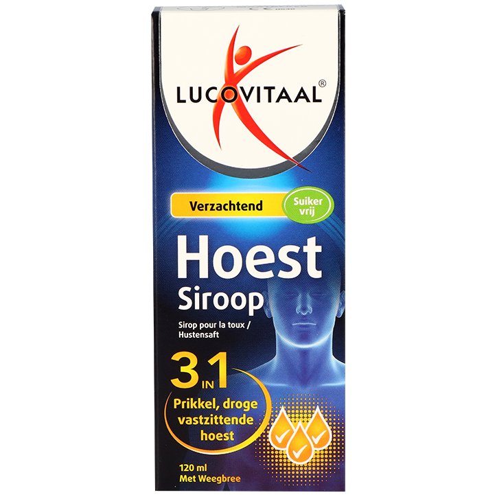 Lucovitaal Hoestsiroop 3-in-1 - 120ml image 1