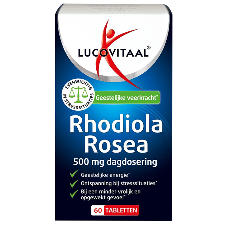 Lucovitaal Rhodiola Rosea 500mg - 60 tabletten image 1