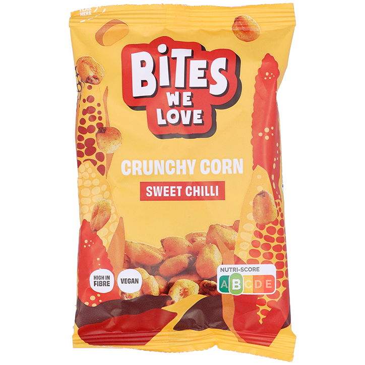 BitesWeLove Crunchy Corn Sweet Chilli - 28g image 1