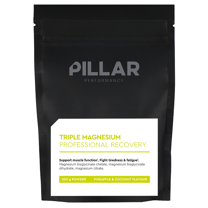 PILLAR Performance Triple Magnesium Professional Recovery Poeder Kokos & Ananas Refill - 200g image 1