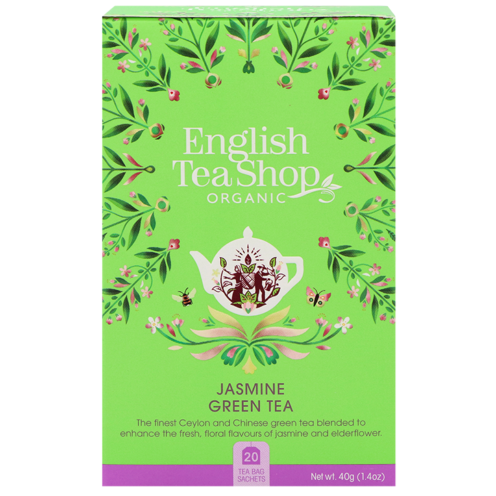 English Tea Shop Thé Vert Jasmin & Fleur de Sureau - 20 sachets image 1