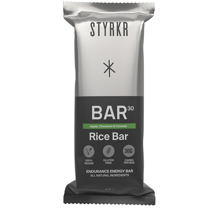 STYRKR BAR30 Rice Bar Apple, Cinnamon & Caramel - 44g image 1