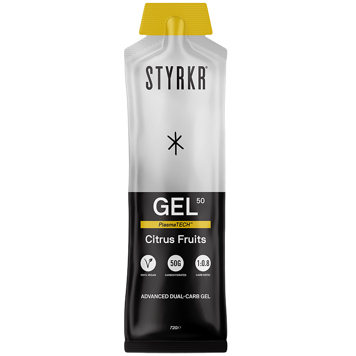 STYRKR GEL50 Energy Gel Citrus Fruits – 72g image 1