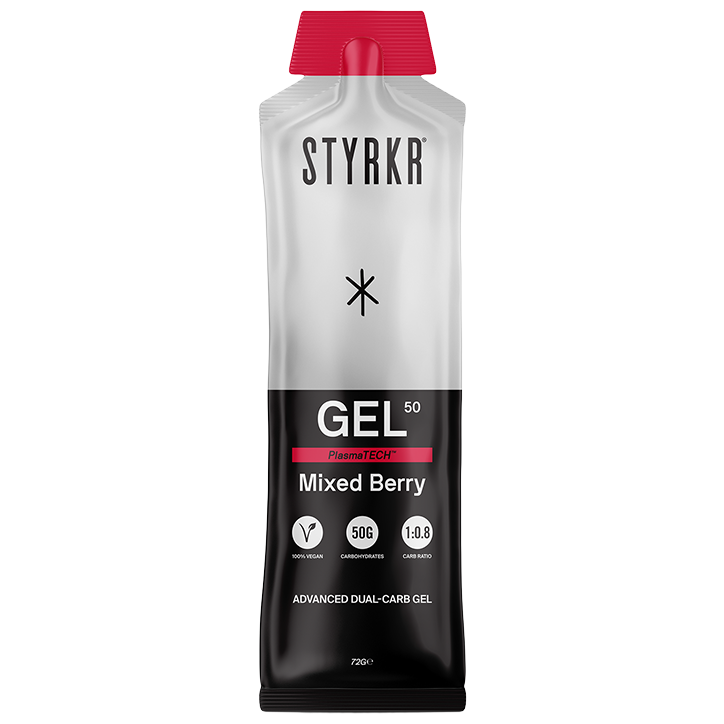STYRKR GEL50 Energy Gel Mixed Berry – 12 x 72g image 1