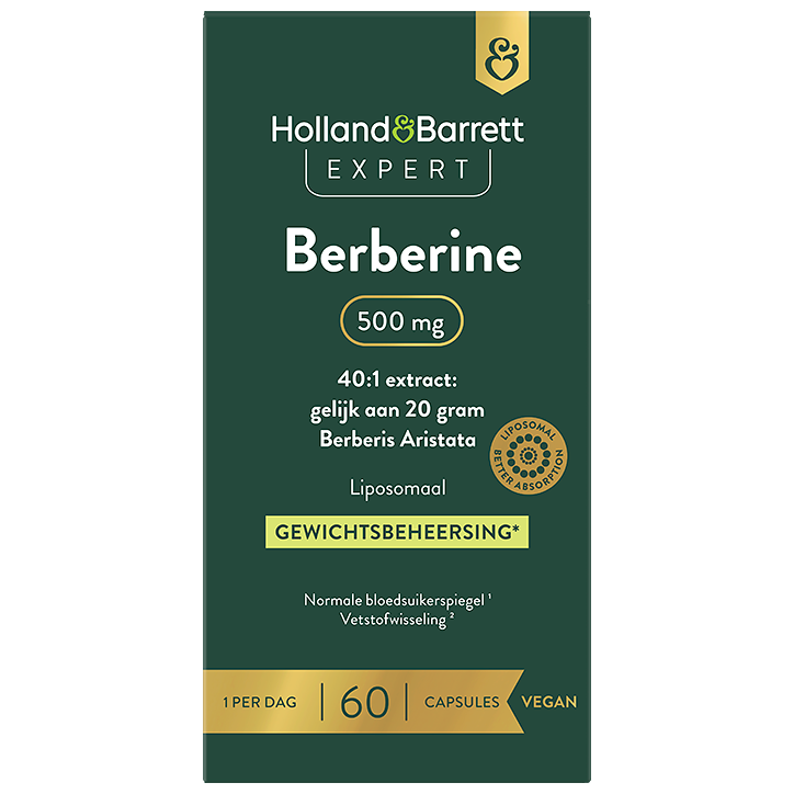 Holland & Barrett Expert Berberine 500mg - 60 capsules
