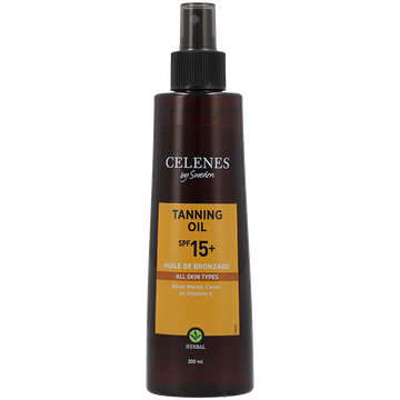 Celenes Herbal Tanning Oil SPF15 - 200ml