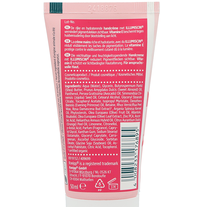 Kneipp Embrace Life Handcrème Rozenbloesem Bio - 50ml image 2