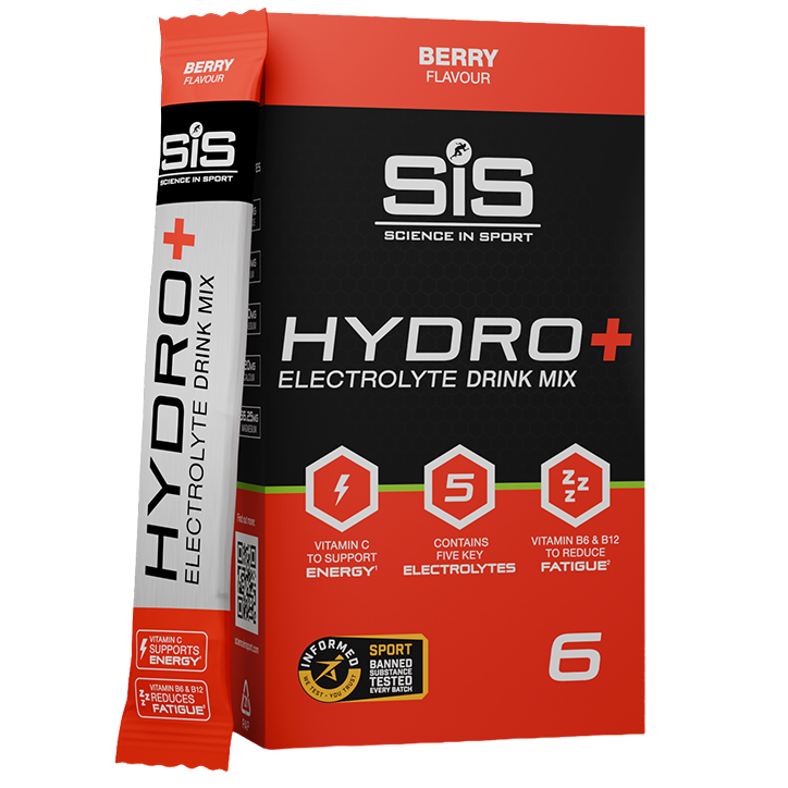 Science in Sport Hydro+ Electrolyte Drink Mix Berry - 6x4,5g