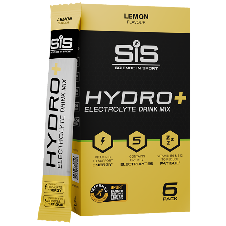 Science in Sport Hydro+ Electrolyte Drink Mix Lemon - 6x4,1g