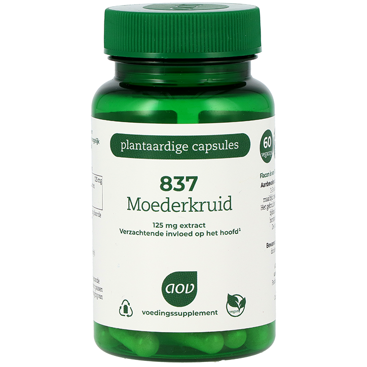 AOV 837 Moederkruid - 60 capsules image 1
