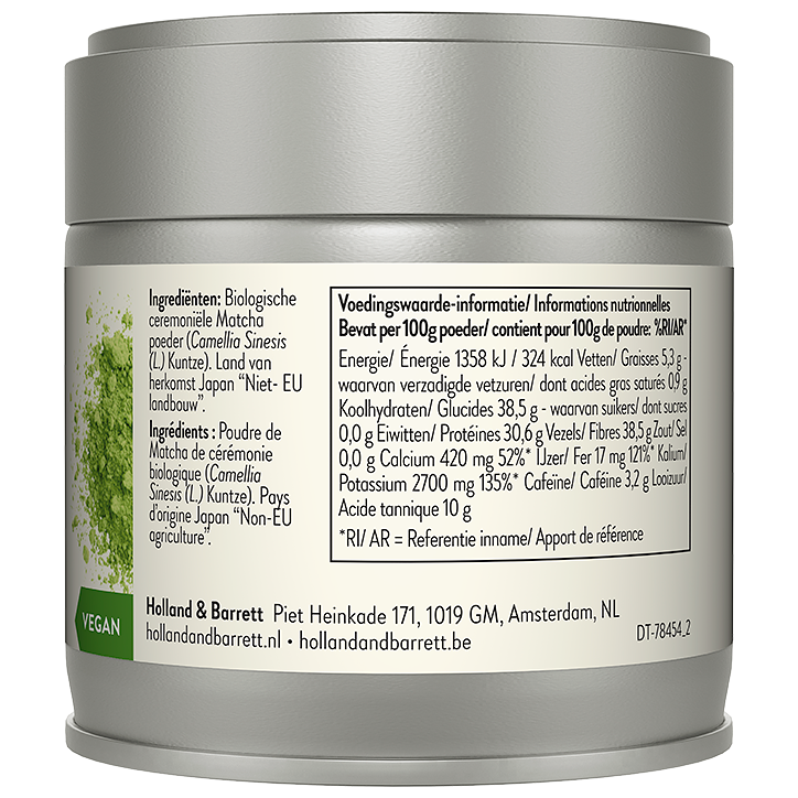 Holland & Barrett ORIGIN Ceremonial Matcha Poeder - 30g image 2