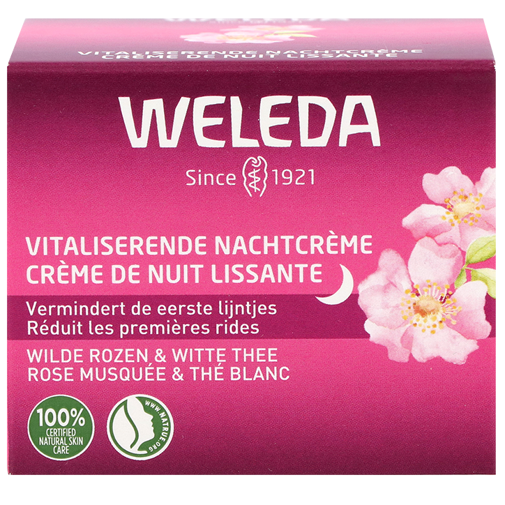 Weleda Wilde Rozen & Witte Thee Vitaliserende Nachtcrème 30+ - 40ml image 2