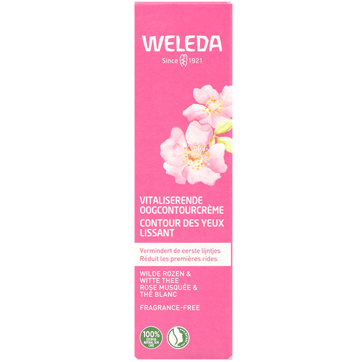 Weleda Wilde Rozen & Witte Thee Vitaliserende Oogcontourcrème 30+ - 12ml image 2