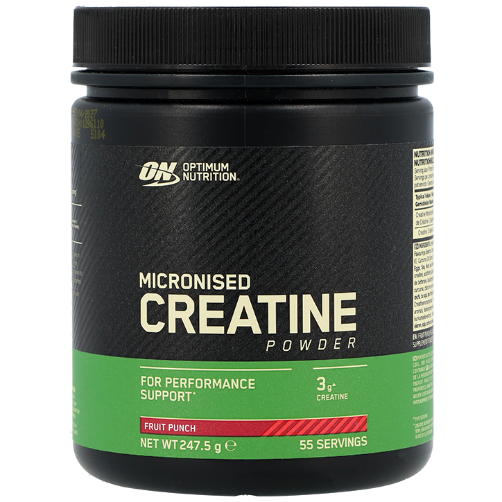 Optimum Nutrition Micronised Creatine Powder Fruit Punch - 247,5g image 1