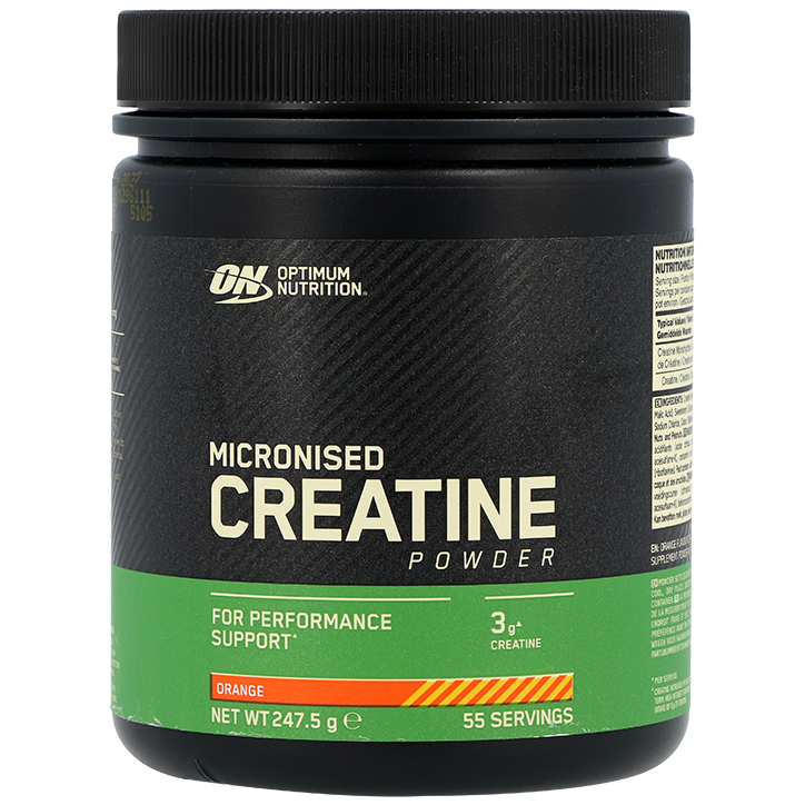Optimum Nutrition Micronised Creatine Powder Orange - 247,5g image 1