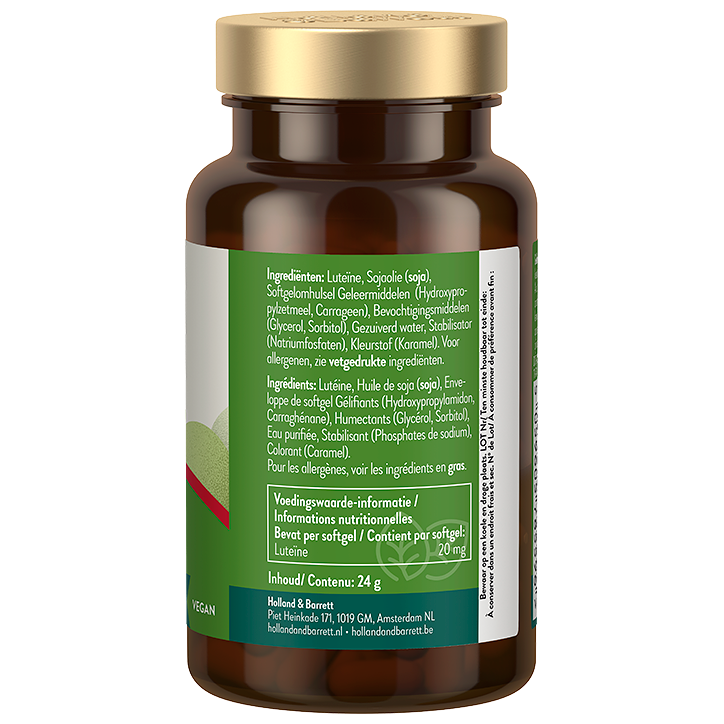 Holland & Barrett Lutigold Extra - 60 softgels image 2