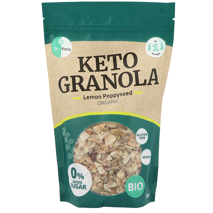 Go-Keto Granola Citroen Maanzaad - 290g image 1