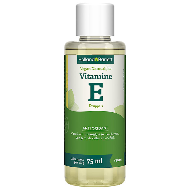 Holland & Barrett Vegan Natuurlijke Vitamine E Druppels - 75 ml