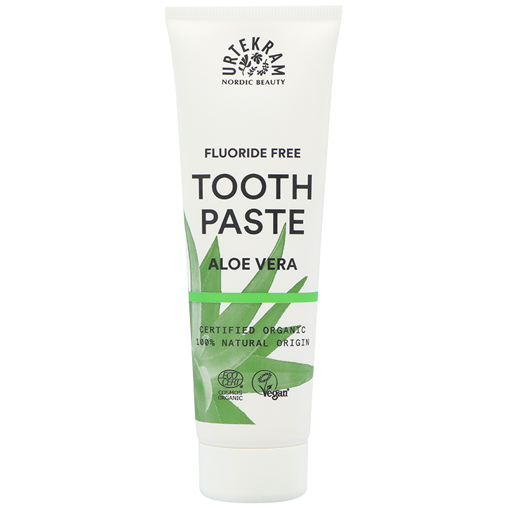 Urtekram Dentifrice Aloe Vera sans Fluor - 75ml image 1