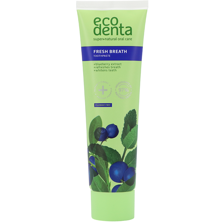 Ecodenta Verfrissende Tandpasta met Bosbes & Munt - 100ml image 2