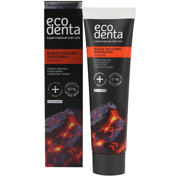 Ecodenta Whitening Tandpasta met Vulkanische Mineralen - 100ml image 1
