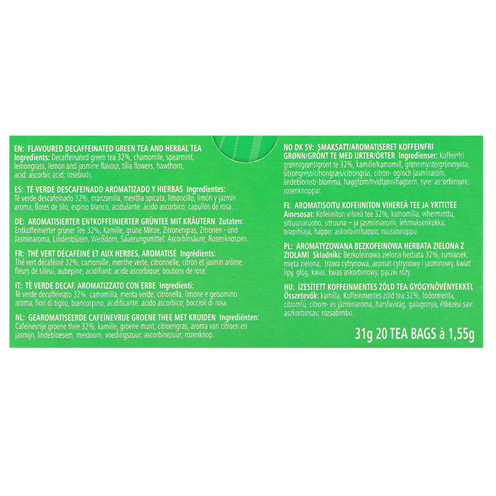 Celestial Seasonings Sleepytime Green Decaf Lemon Jasmin (20 Theezakjes) image 3