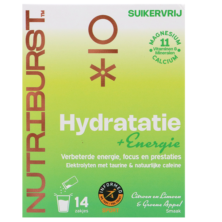 Nutriburst Hydratatie + Energie - 14 zakjes