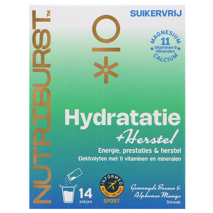 Nutriburst Hydratatie + Herstel - 14 zakjes