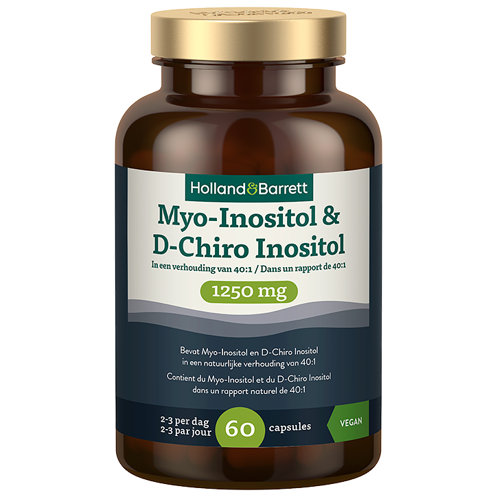 1+1 gratis | Holland & Barrett Myo-Inositol & D-Chiro Inositol - 60 capsules
