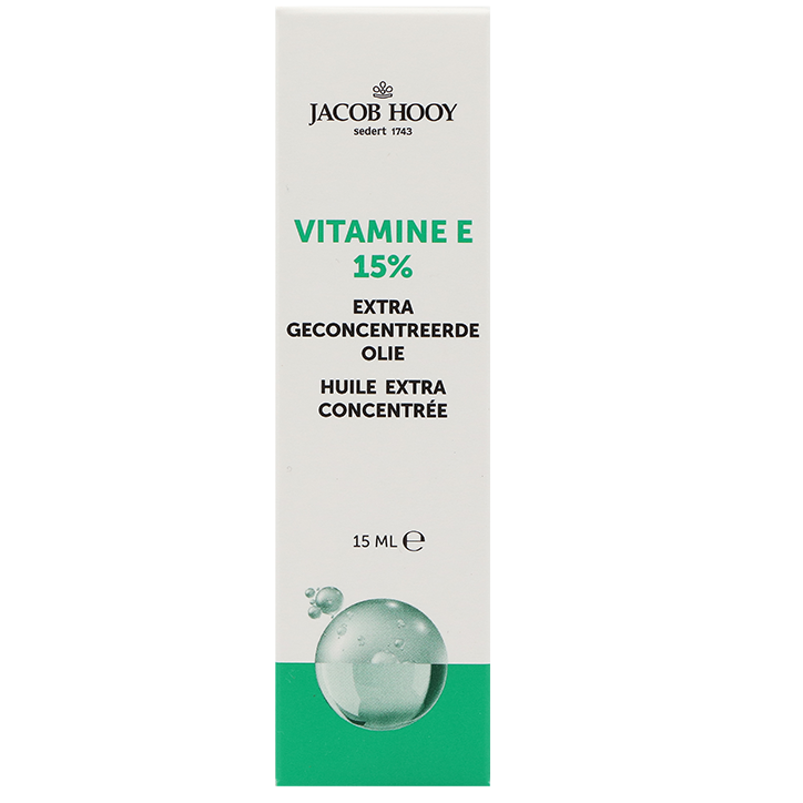 Jacob Hooy Vitamine E 15% Extra Geconcentreerde Olie - 15ml