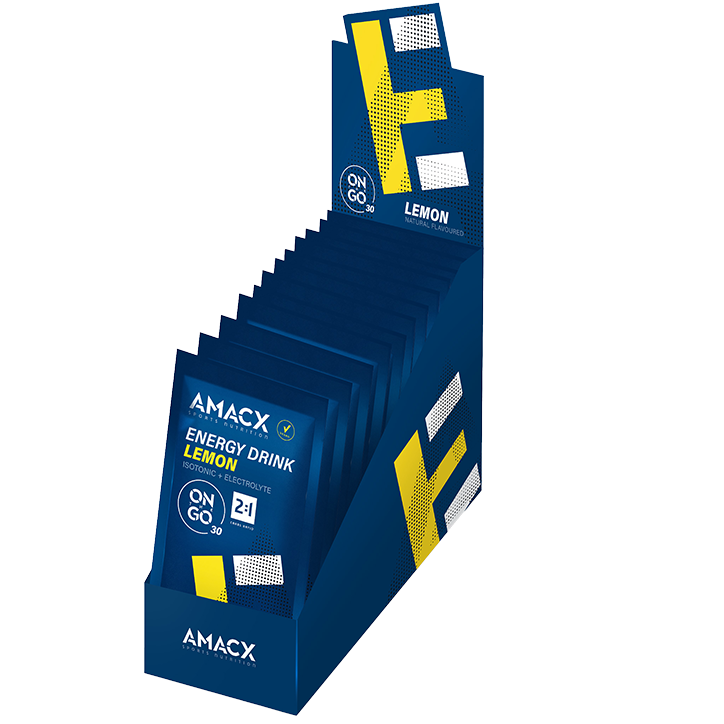 Amacx Energy Drink Lemon Isotonic + Electrolyte - 12x31g